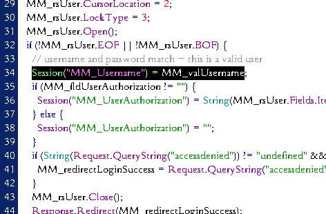 菜鸟学 DreamWeaver MX 做 ASP